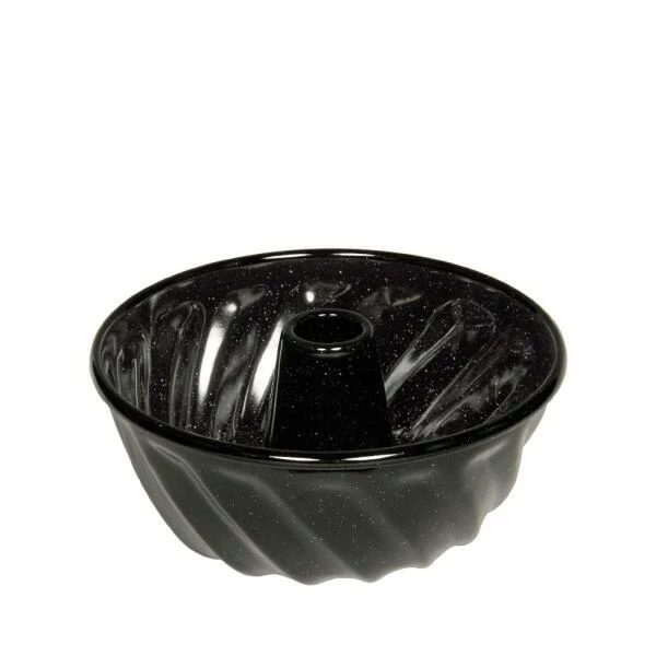 Riess Emaille Riess Gugelhupfform Aus Emaille In Schwarz 22 Cm 2 Riess Emaille Riess Gugelhupfform Aus Emaille In Schwarz 22 Cm – Bild 2