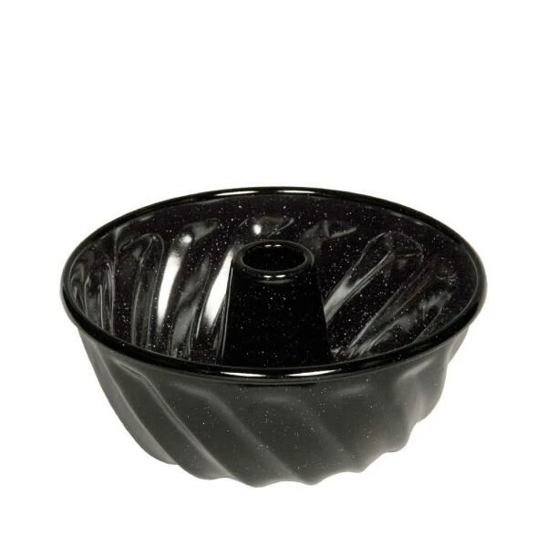 Riess Emaille Riess Gugelhupfform Aus Emaille In Schwarz 18 Cm 3 Riess Emaille Riess Gugelhupfform Aus Emaille In Schwarz 18 Cm – Bild 3