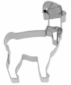 Birkmann Ausstechform Weihnachts-Lama, 9 Cm