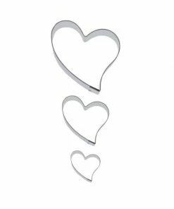 Städter Ausstechform Liebe 3,5–9 Cm Set, 3-teilig
