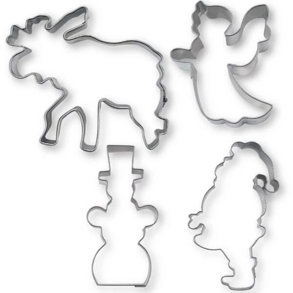 Städter Ausstechform Weihnachtsbäckerei 7–9 Cm Set, 4-teilig 1 Städter Ausstechform Weihnachtsbäckerei 7–9 Cm Set, 4-teilig