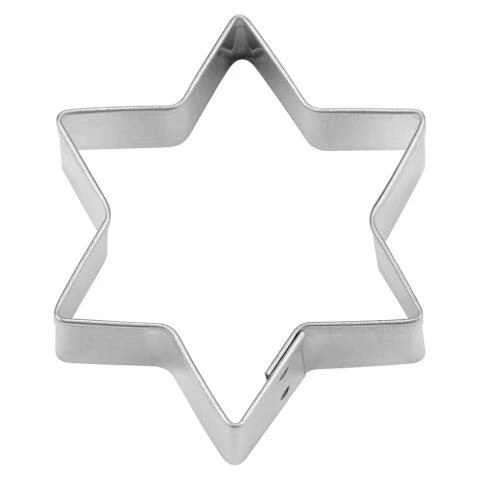 Städter Ausstechform Stern 8 Cm / H 2,5 Cm 6-zackig 1 Städter Ausstechform Stern 8 Cm / H 2,5 Cm 6-zackig