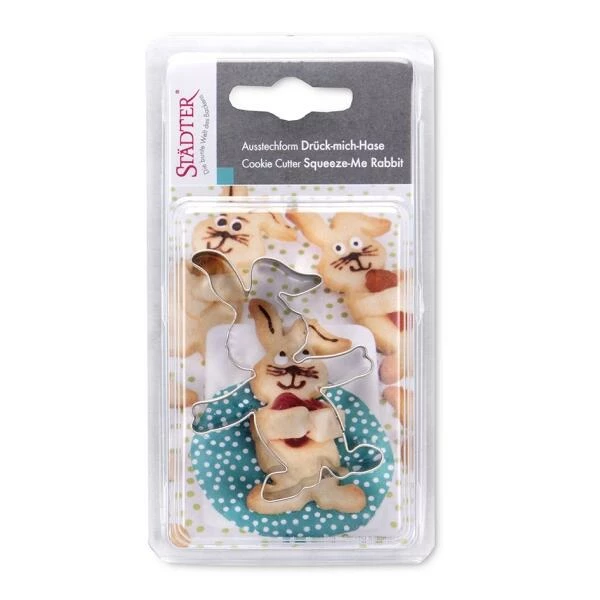Städter Ausstechform Drück-mich-Hase 8 Cm 3 Städter Ausstechform Drück-mich-Hase 8 Cm – Bild 3