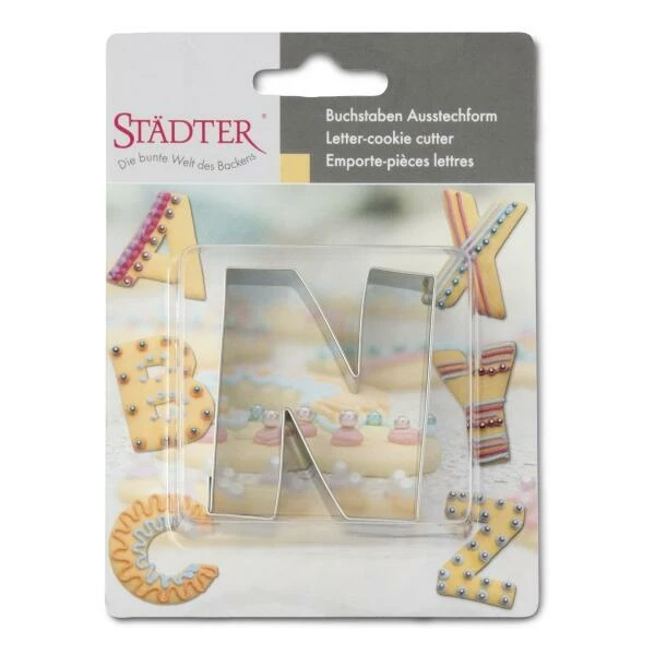 Städter Ausstechform Buchstabe N 6,5 Cm 3 Städter Ausstechform Buchstabe N 6,5 Cm – Bild 3