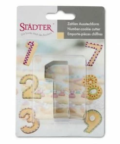 Städter Ausstechform Zahl 1 6,5 Cm -KitchenAid Shop 201 113213 V01