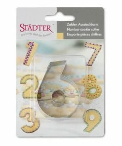 Städter Ausstechform Zahl 6 / 9 6,5 Cm -KitchenAid Shop 201 113268 V01