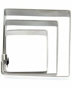 Städter Ausstechform Quadrat 4 / 5,5 / 7 Cm Glatt