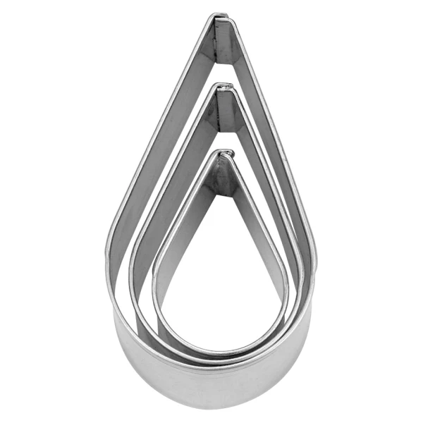 Städter Ausstechform Tropfen / Zapfen 4 / 5 / 6 Cm Glatt 1 Städter Ausstechform Tropfen / Zapfen 4 / 5 / 6 Cm Glatt