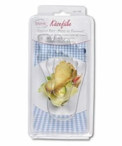 Städter Ausstechform Fußausstecher-Set 3tlg Edelst.