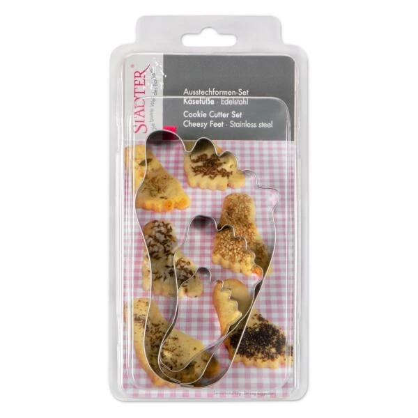 Städter Ausstechform Fußausstecher-Set 3tlg Edelst. 4 Städter Ausstechform Fußausstecher-Set 3tlg Edelst. – Bild 4