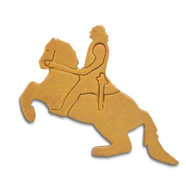 Städter Ausstechform Goldener Reiter Dresden 11,5 Cm 2 Städter Ausstechform Goldener Reiter Dresden 11,5 Cm – Bild 2