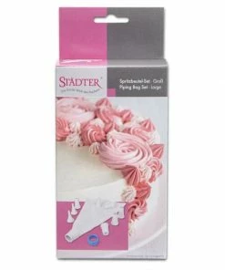 Städter Spritzbeutel Garniertüllen & Spritzbeutel Groß Set, 9-teilig 8 Städter Spritzbeutel Garniertüllen & Spritzbeutel Groß Set, 9-teilig -KitchenAid Shop 201 244016 V01