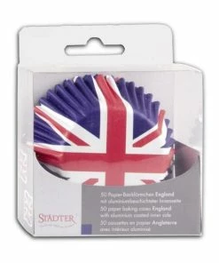 Städter Backform Großbritannien Ø 5/7 Cm / H 3,5 Cm 50 Stück -KitchenAid Shop 201 336223 V01