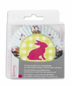 Städter Backform Osterhäschen Ø 5/7 Cm / H 3,5 Cm 50 Stück -KitchenAid Shop 201 336414 V01