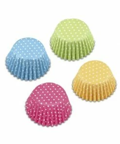 Städter Papierform Retro Ø 2,4/3,4 Cm / H 1,8 Cm Bunt Für Muffin-Konf 100 Stück