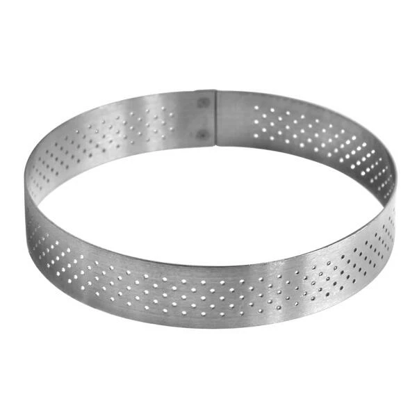 Städter Backrahmen Rund Ø 10,5 Cm / H 2 Cm Perforiert 1 Städter Backrahmen Rund Ø 10,5 Cm / H 2 Cm Perforiert