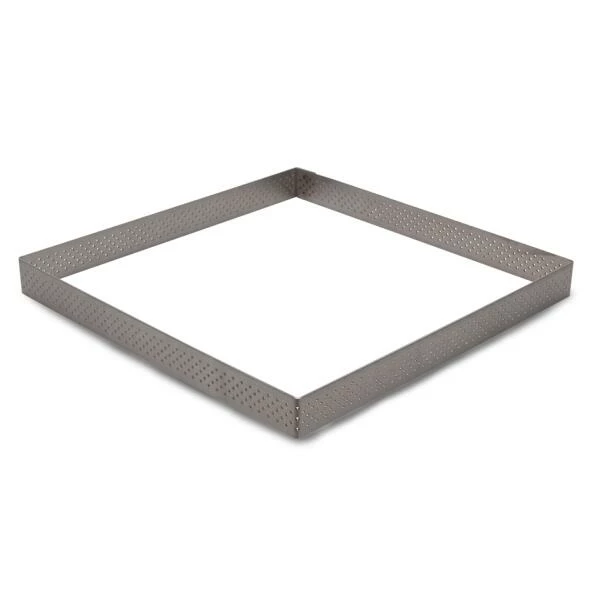 Städter Backrahmen Eckig 20 X 20 Cm / H 2 Cm Perforiert 1 Städter Backrahmen Eckig 20 X 20 Cm / H 2 Cm Perforiert