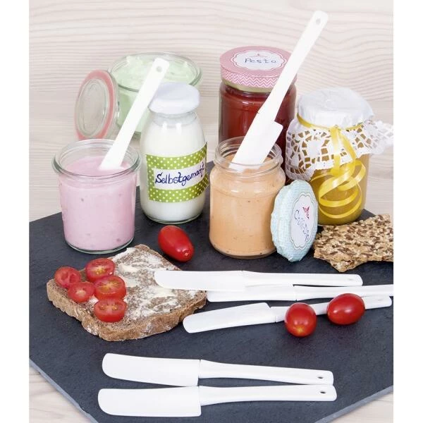 Städter Backhelfer Mini-Teigschaber 2,5 X 15 Cm Weiß 2 Städter Backhelfer Mini-Teigschaber 2,5 X 15 Cm Weiß – Bild 2