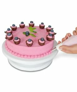 Städter Tortendeko Tortenplatte Ø 27,5 Cm / H 7 Cm Weiß Drehbar -KitchenAid Shop 201 552135 A01