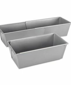 Städter Backform Kastenform 20-35 X 10,5 Cm / H 7 Cm Silber Auszieh 2.100 Ml