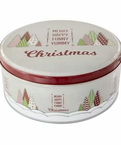 Städter Gebäckdose Yummy Christmas Ø 22 X 9,5 Cm Bunt Rund