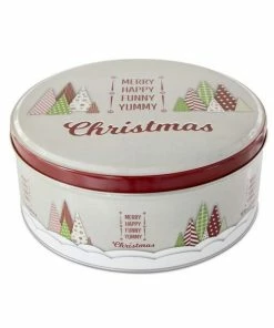 Städter Gebäckdose Yummy Christmas Ø 16,5 Cm / H 8 Cm Bunt Rund