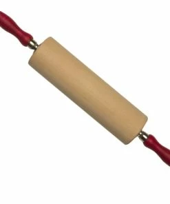 Städter Holzserie Teigrolle / Rollholz Ø 8,5 Cm / L 30 Cm Mit Kugellager