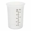 Städter Backhelfer Messbecher Ø 8 Cm / H 11 Cm Transparent Silikon 250 Ml