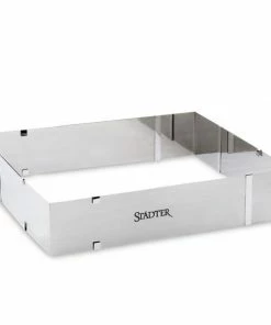 Städter Backrahmen Rechteck 24–46 X 20–38 Cm / H 6 Cm Verstellbar