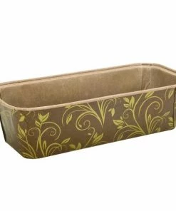 Städter Papierform Kastenform 21,5 X 9 Cm / H 6 Cm Braun Maxi 6 Stück 1.000 Ml