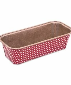 Städter Papierform Kastenform 17,5 X 7 Cm / H 5 Cm Rot Mini 6 Stück 500 Ml