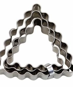 Städter Ausstechform Dreieck 4 / 5 / 6 Cm Gewellt Set, 3-teilig