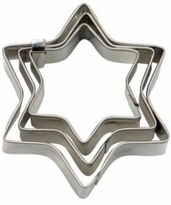 Städter Ausstechform Stern 4 / 5 / 6 Cm Set, 3-teilig