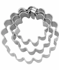 Städter Ausstechform Ring ø 3 / 4 / 5 Cm Gewellt Set, 3-teilig