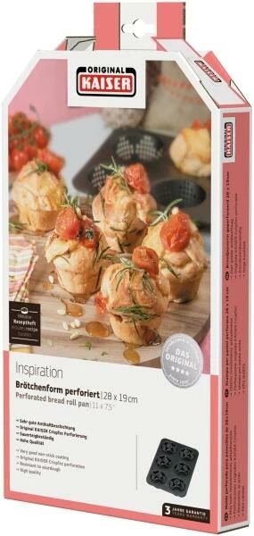 Kaiser Inspiration Brötchenbackform Perforiert 28 X 19cm 3 Kaiser Inspiration Brötchenbackform Perforiert 28 X 19cm – Bild 3