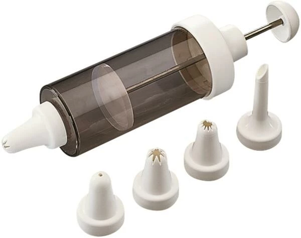 Kaiser Classic Garnierspritze Mit 5 Tüllen 200ml 1 Kaiser Classic Garnierspritze Mit 5 Tüllen 200ml