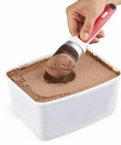 Zyliss Eisportionierer Rot -KitchenAid Shop 220 E980128 Ice Cream Scoop Red with food