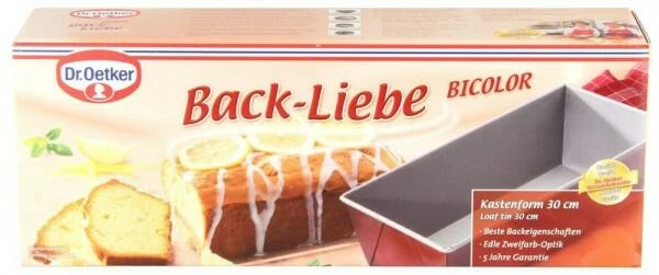 Dr. Oetker Kastenform Back-Liebe Bicolor, 30 Cm 2 Dr. Oetker Kastenform Back-Liebe Bicolor, 30 Cm – Bild 2
