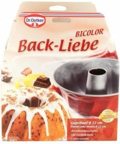Dr. Oetker Gugelhupfform Back-Liebe Bicolor, 22 Cm -KitchenAid Shop 2482 pack 1 l