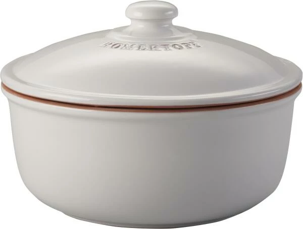 Römertopf Brot-Back-Topf Rund, Weiß 1 Römertopf Brot-Back-Topf Rund, Weiß