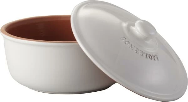 Römertopf Brot-Back-Topf Rund, Weiß 2 Römertopf Brot-Back-Topf Rund, Weiß – Bild 2
