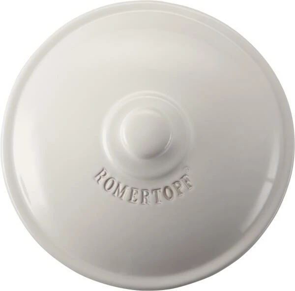 Römertopf Brot-Back-Topf Rund, Weiß 4 Römertopf Brot-Back-Topf Rund, Weiß – Bild 4