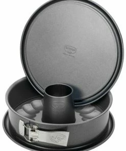 Dr. Oetker Springform Mit Flach- Und Rohrboden Back-Harmonie 24 Cm / 7,5 Cm