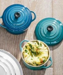 Le Creuset Mini Cocotte In Karibik 9 Le Creuset Mini Cocotte In Karibik -KitchenAid Shop 3 ply PLUS 2 2