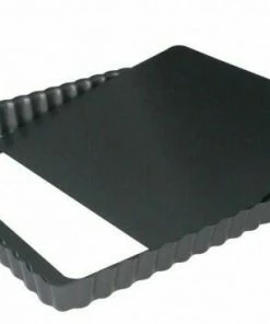 De Buyer Tortenform Quadratisch Mit Abnehmbaren Boden 23 X 23 X 2,7 Cm