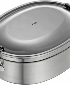 Cilio Lunch Box MONTE Oval, Edelstahl