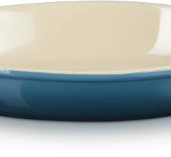 Le Creuset Auflaufform Tradition Oval In Deep Teal 28 Cm / 1,6 Liter
