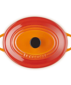 Le Creuset Mini Cocotte Oval In Ofenrot -KitchenAid Shop 61902120900103 00002