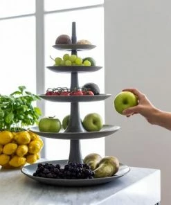 Koziol Etagere BABELL In Grau BIG -KitchenAid Shop 7185 BABELL BIG 701 5 1