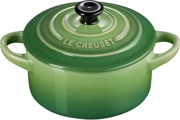 Le Creuset Mini Cocotte In Bamboo Green 1 Le Creuset Mini Cocotte In Bamboo Green